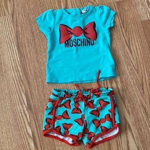 Baby Girls Authentic Moschino outfit.